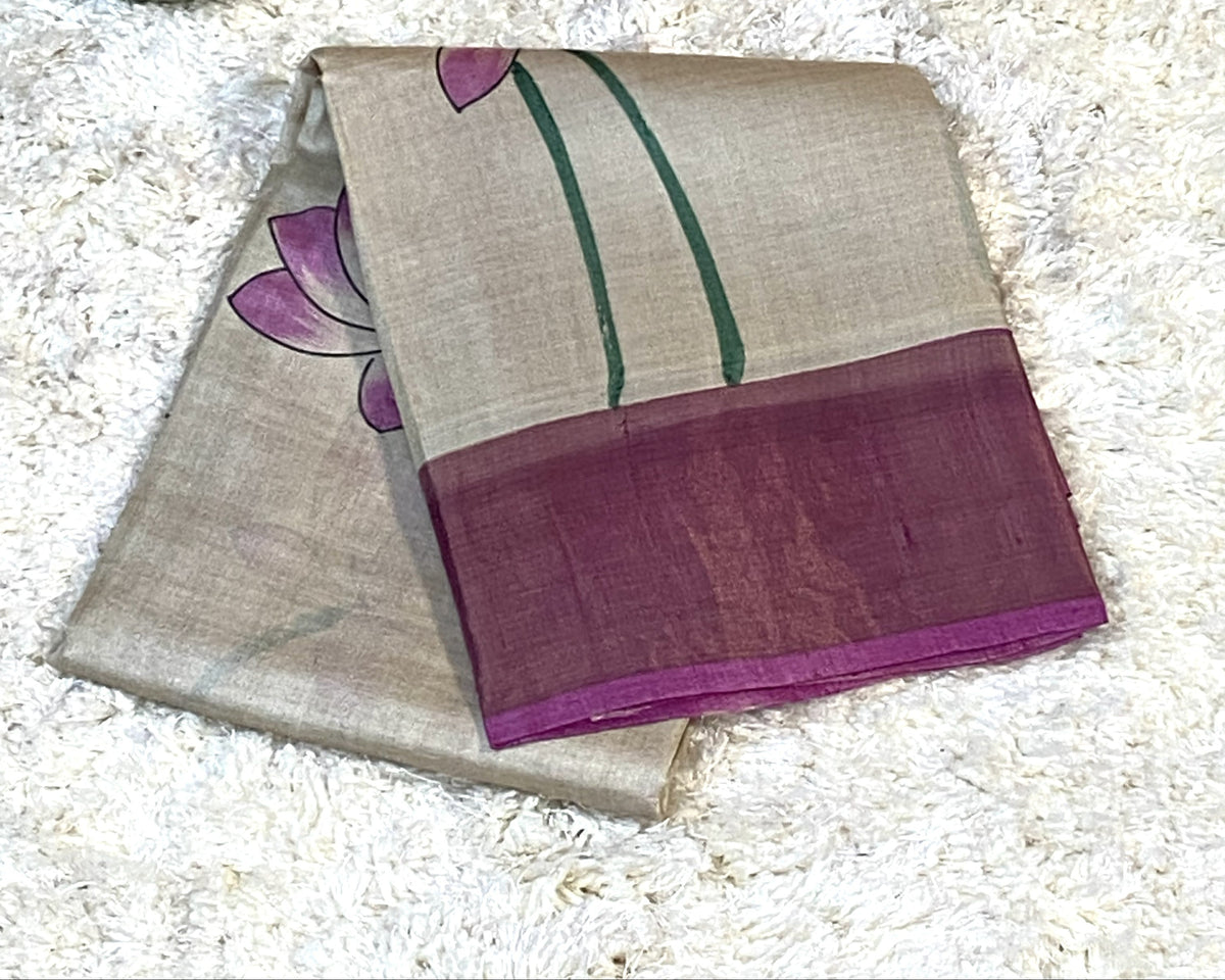 TUSSAR PURE SILK SAREE
