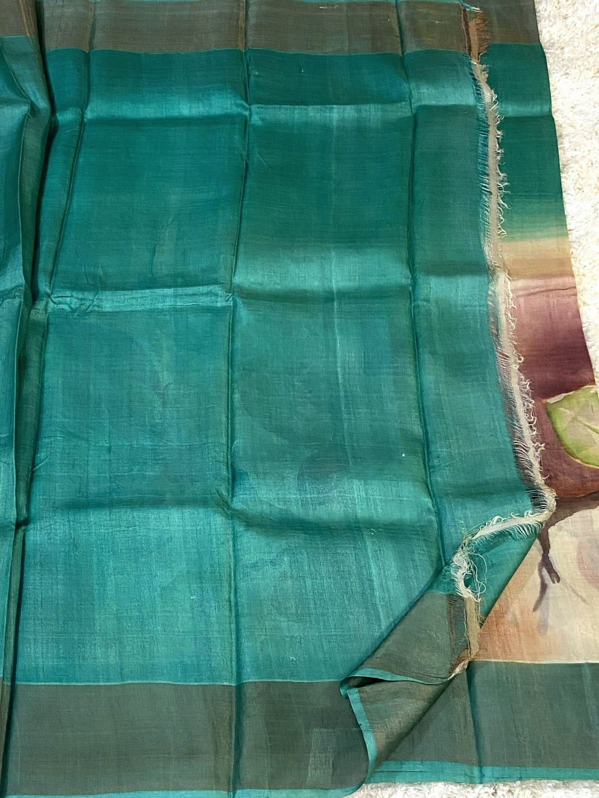 PURE TUSSAR SILK SAREE