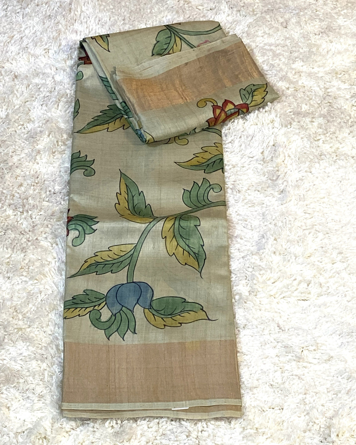 PURE TUSSAR SILK SAREE
