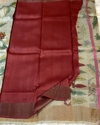 PURE TUSSAR SILK SAREE