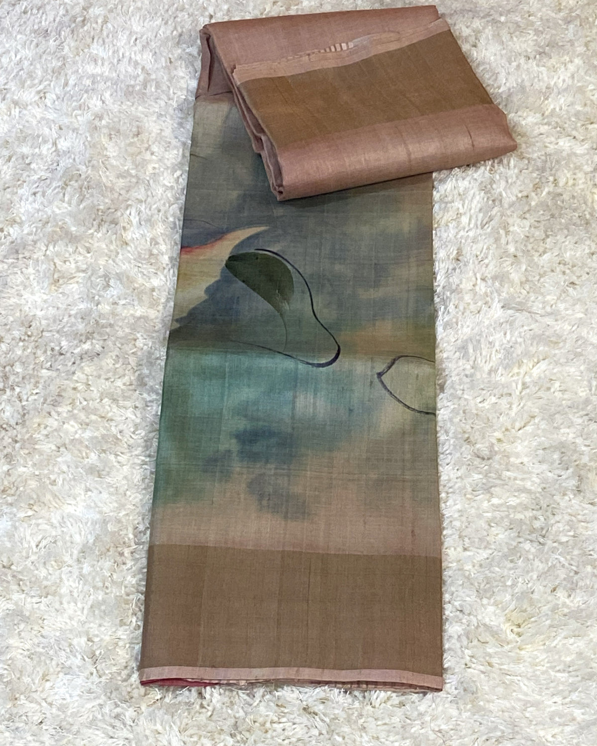 PURE TUSSAR SILK SAREE