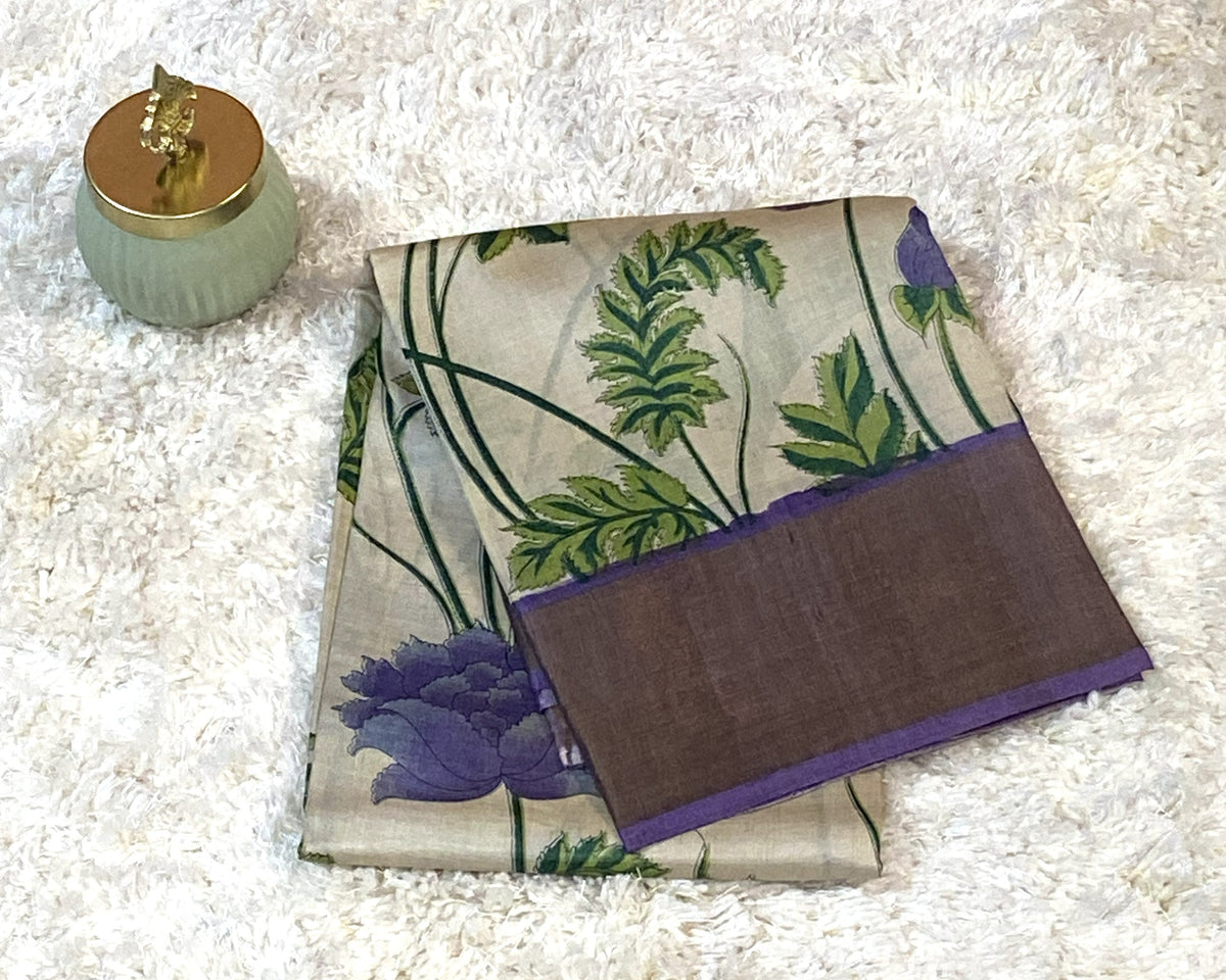 PURE TUSSAR SILK SAREE