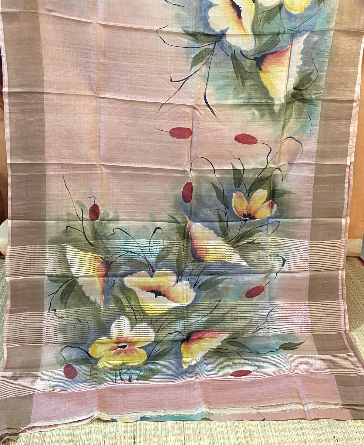 PURE TUSSAR SILK SAREE