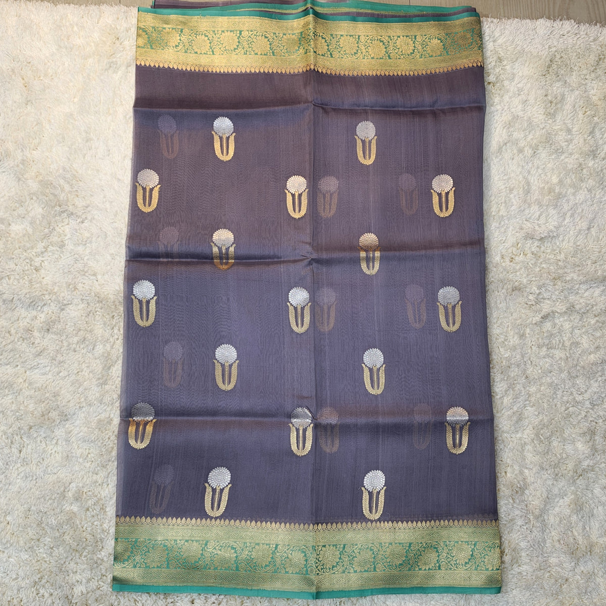 KORA BANARASI SILK SAREE