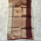 KORA BANARASI SILK SAREE
