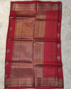 KORA ANTIQUE KADHUVA SAREE