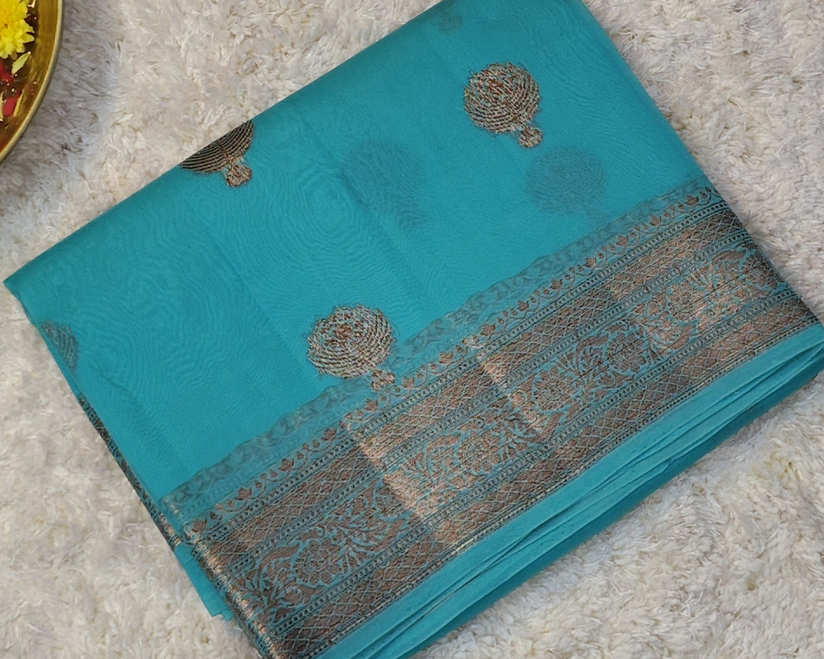 KORA ANTIQUE KADHUVA SAREE