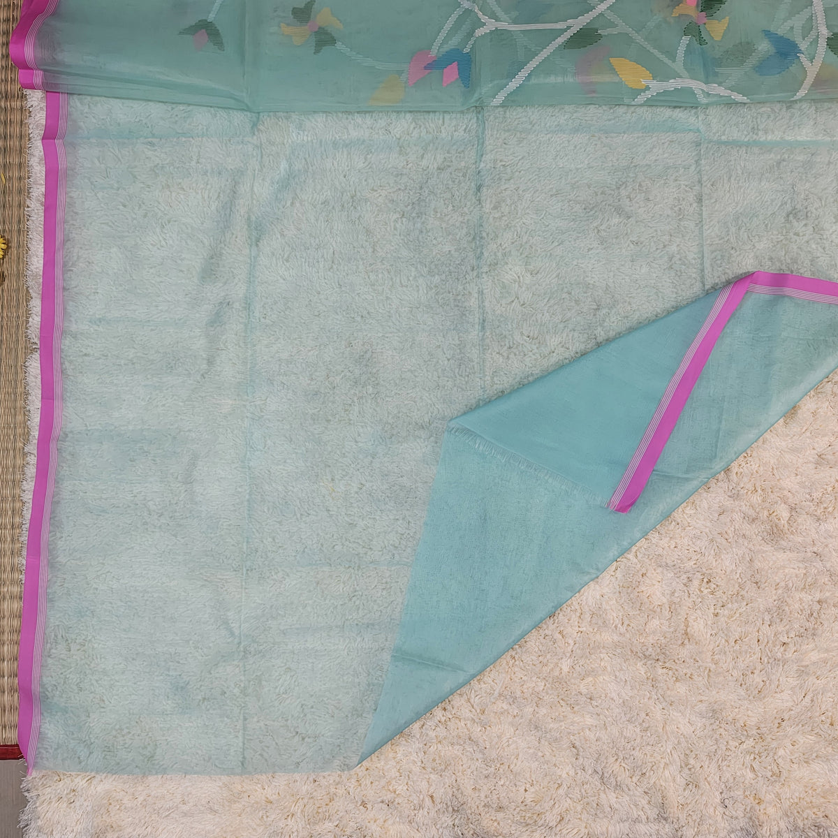 PURE MUSLIN JAMDANI SAREE
