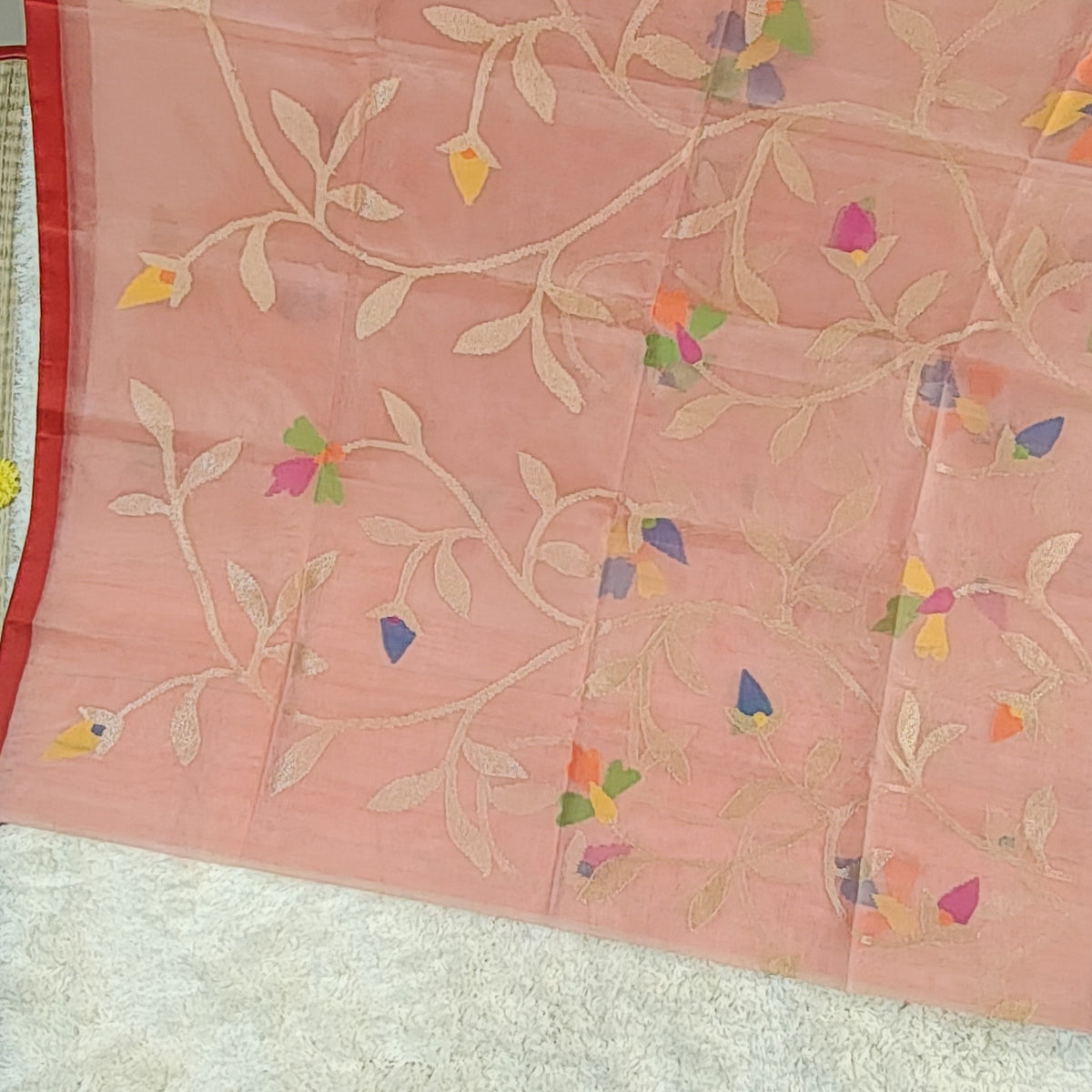 PURE MUSLIN JAMDANI SAREE