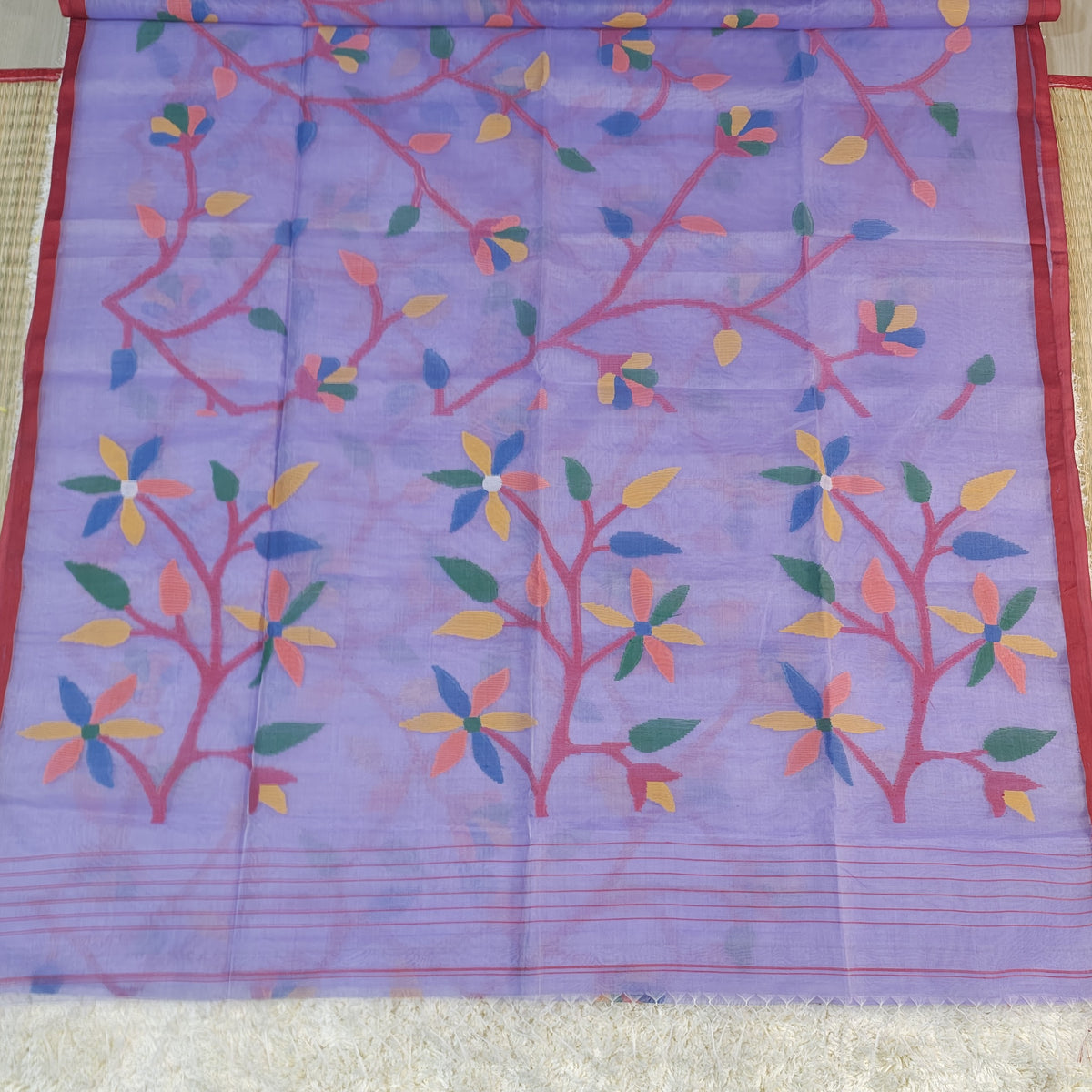PURE MUSLIN JAMDANI SAREE