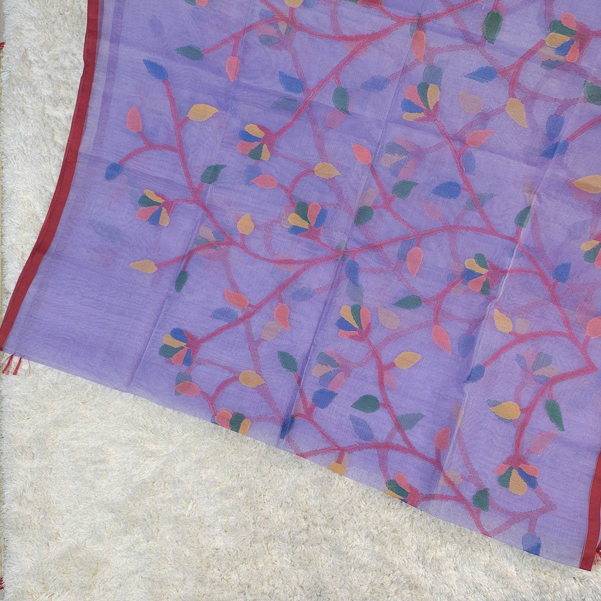 PURE MUSLIN JAMDANI SAREE