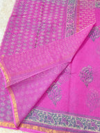 BAGRU HAND BLOCK PRINT KOTA DORIA SAREE