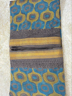 BAGRU HAND BLOCK MAHESHWARI SILK SAREE