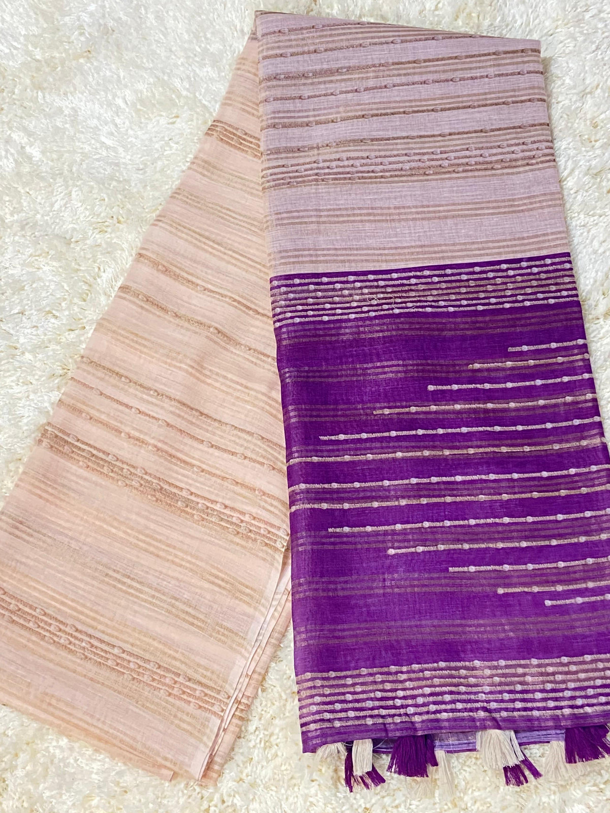 LINEN COTTON SAREE