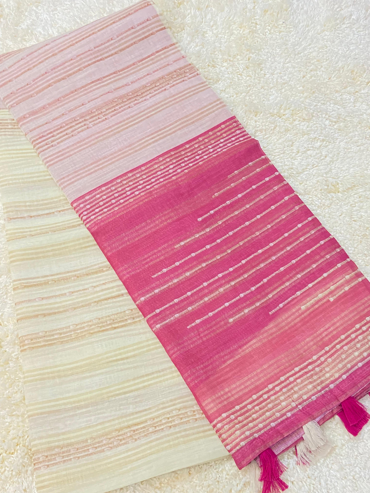 LINEN COTTON SAREE