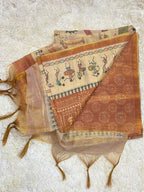 TISSUE TUSSAR SILK BLEND SAREE