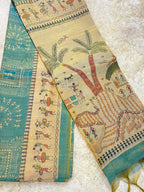 TISSUE TUSSAR SILK BLEND SAREE